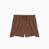 The Sea To Shore Swim Shorts - Mocha -Summersalt Shop The Sea to Shore Swim Shorts Mocha FLAT