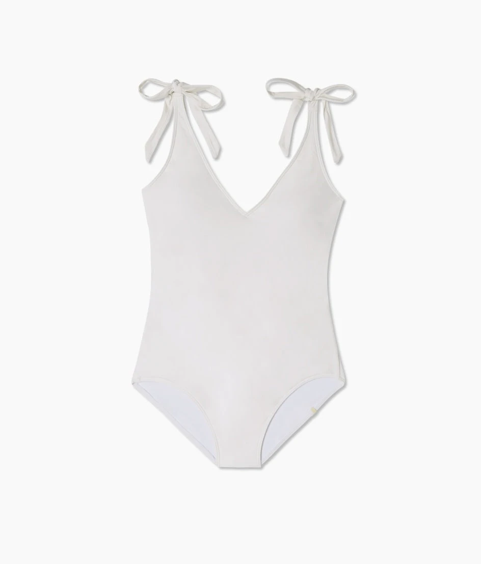 The Tie Backflip - White Sand The Tie Backflip - White Sand -Summersalt Shop Tie Backflip White Sand 2