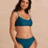 The Wanderlust Bikini Top - Seaweed