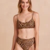 The Wanderlust Bikini Top - Leopard