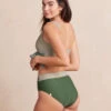 The Wrap High Leg High Rise Bikini Bottom - Olive & Palm & Pebble -Summersalt Shop WrapHLHROlive Palm PebbleBack 19cc90ed 5d31 4c66 bc35 f21f652b9432