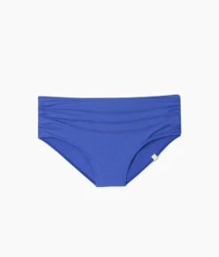 The Ruched High Leg High Rise Bottom - Hydrangea -Summersalt Shop flatlaygraybackground 110